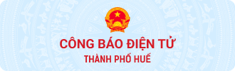 Công báo điện tử tỉnh Thừa Thiên Huế
